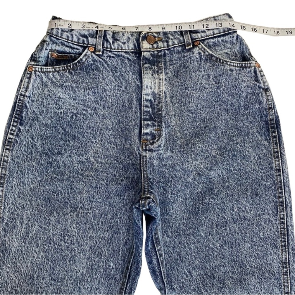 🚫SOLD🚫 Vintage Lee Acid Wash High Waist Mom Jeans Size 16 - Picture 7 of 14